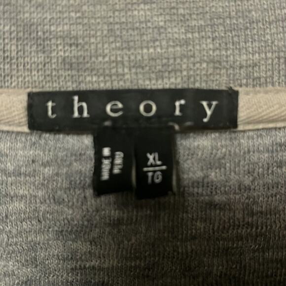THEORY GRAY SWEATSHIRT PULLOVER‎ SIZE XL - Picture 3 of 7
